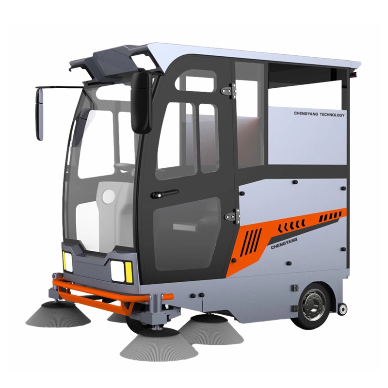 2100全封閉掃地車(chē) （可選配高壓沖洗、排噴）